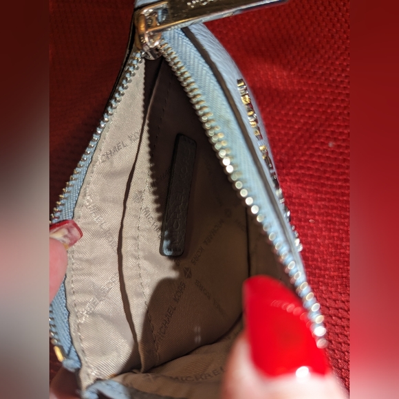 Michael Kors light blue wristlet - Picture 10 of 11